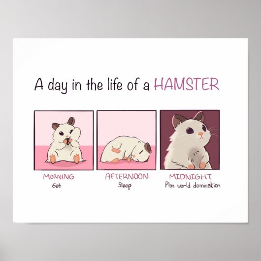 Hamster Life Poster (Voorkant)