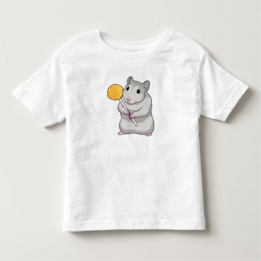 Hamster Lollipop Kinder Shirts (Voorkant)