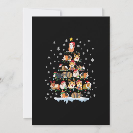 Hamster Lover met kerstbomen Aankondiging (Voorkant)