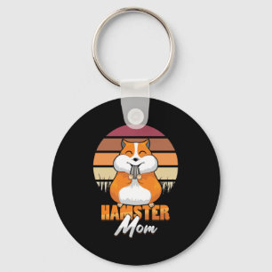Hamster Ma Retro Rodent Eigenaar Pet Lover Animal  Sleutelhanger