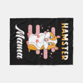 Hamster Mama Fleece Deken (Voorkant (Horizontaal))