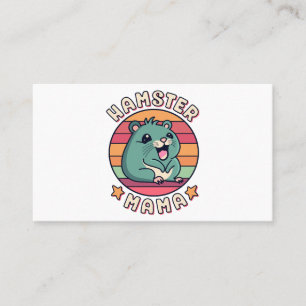 Hamster Mama Schattig Kawaii Knaagdier Moeder Visitekaartje