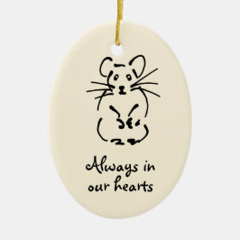  Hamster Memorial Ornament