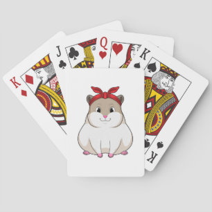 Hamster met Bandana Pokerkaarten