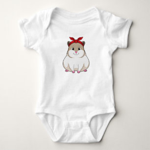 Hamster met Bandana Romper