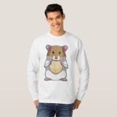Hamster met Biscuit T-shirt (Voorkant volledig)