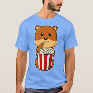 Hamster met kegel van Popcorn 1 T-shirt