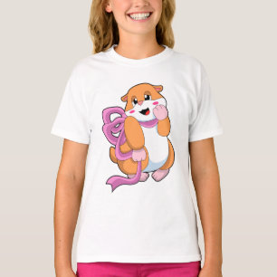 Hamster met lint t-shirt