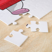 Hamster met Mok en Drink stro Legpuzzel (Zijkant)