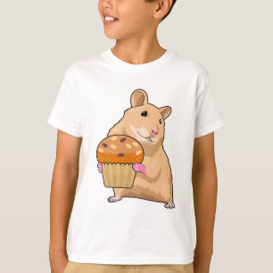 Hamster met Muffin T-shirt