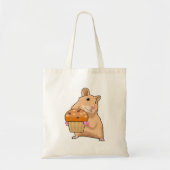 Hamster met Muffin Tote Bag (Voorkant)