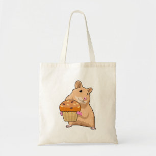 Hamster met Muffin Tote Bag