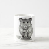 HAMSTER MET PEANUT, PENCIL ART MAGISCHE MOK (Center)