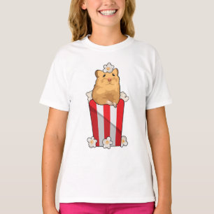 Hamster met Popcorn T-shirt