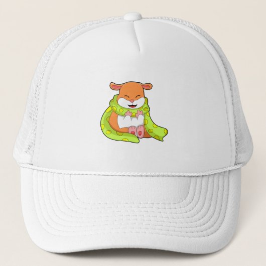 Hamster met Scarf Trucker Pet (Voorkant)