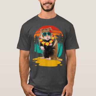  hamster met zonnebril Hawaii Summer T-shirt