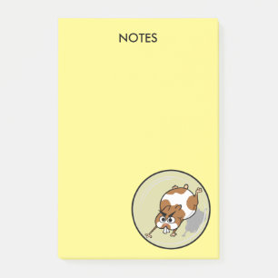 HAMSTER MIGNON EN BLOC - NOTES DE POST-IT DE BOULE