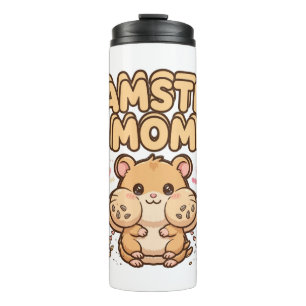 Hamster Moeder Kawaii Thermische Tumbler Thermosbeker