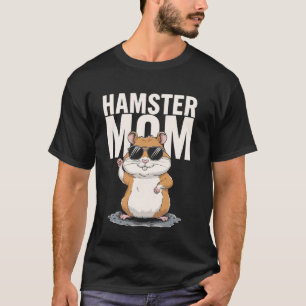 Hamster Moeder Knaagdier Dier Huisdier Hamster Lie T-shirt