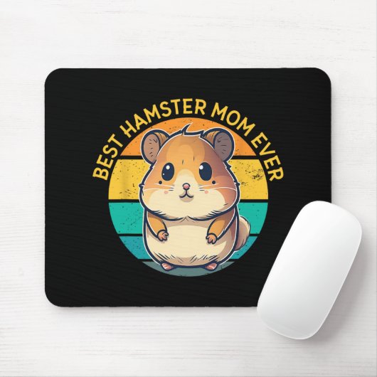Hamster Moeder Ooit Grappig Hamster Moeder Moederd Muismat (Met muis)