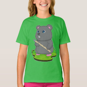 Hamster Musician Flute Music T-shirt