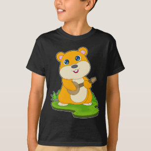 Hamster Musician Gitaarmuziek T-shirt