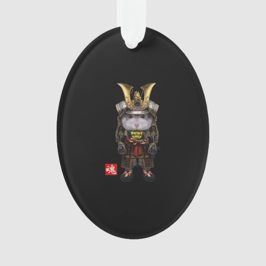 Hamster nain gris en japonais complet Samurai (devant)