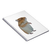 Hamster Notitieboek in het wit (Rechterzijde)