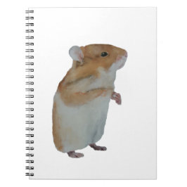 Hamster Notitieboek in het wit