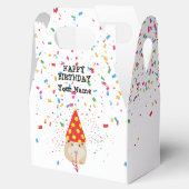 Hamster Parting - Dieren op Birthday Party Bedankdoosjes (Geopend)