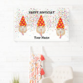 Hamster Parting - Dieren op Birthday Party Spandoek (Insitu)