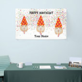 Hamster Parting - Dieren op Birthday Party Spandoek (Beurs)
