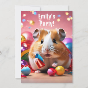 Hamster Party uitnodiging