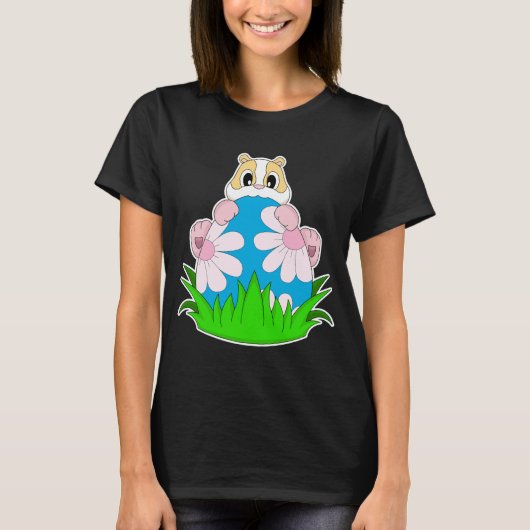 Hamster Pasen paasei T-shirt (Voorkant)