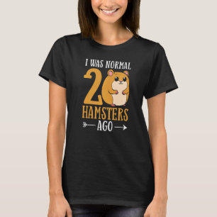 Hamster Pet Animal Cute Cages Ball Wheel Food T-shirt