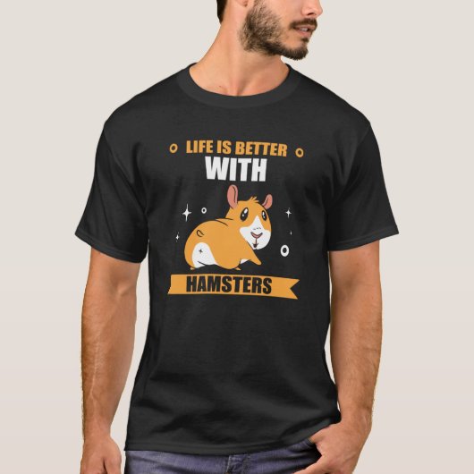 Hamster pet hamster hamster hamster owners t-shirt (Voorkant)