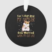 Hamster Pet Hamster OEigenaars Ornament (voorkant)