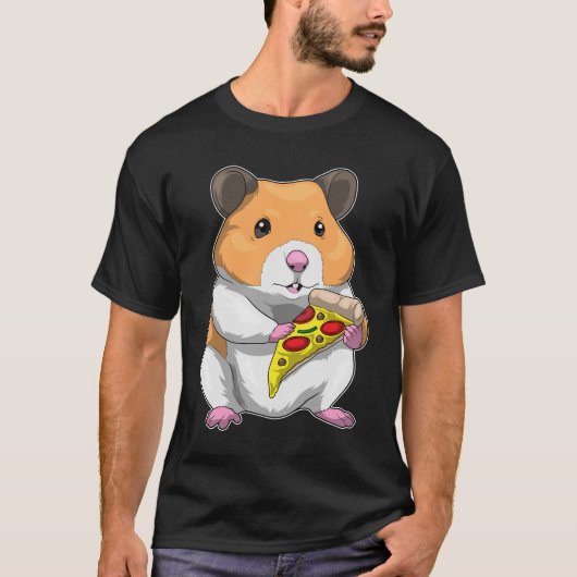 Hamster Pizza T-shirt (Voorkant)