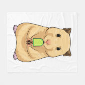 Hamster Popsicle Fleece Deken (Voorkant (Horizontaal))