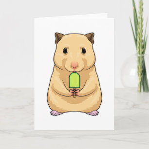 Hamster Popsicle Kaart