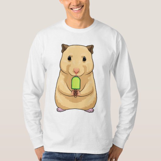 Hamster Popsicle T-shirt (Voorkant)