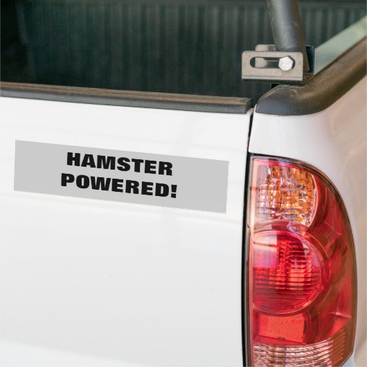 Hamster Powered Bumpersticker (Op Truck)