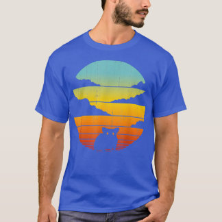 Hamster Retro 60s 70s Mannen Vrouwencadeaus T-shirt