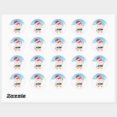 Hamster Ronde Sticker (Vel)
