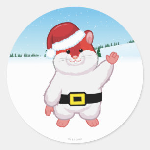 Hamster Ronde Sticker