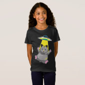 Hamster Ruimteschip Ruimte T-shirt (Voorkant volledig)