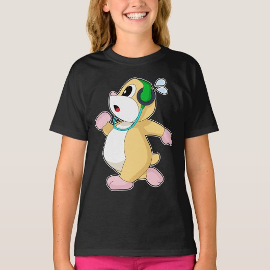 Hamster Runner Running Sports T-shirt (Voorkant)