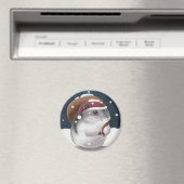 Hamster Santa Magneet (Insitu (Vaatwasser))