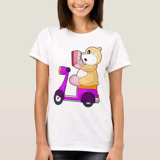 Hamster Scooter T-shirt (Voorkant)