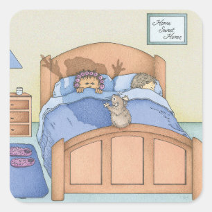 Hamster Shadow Vierkante Sticker